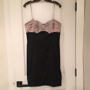 BCBG Max and Cleo Satin Bow Detail Dress - size 12